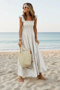 NEW Gingham maxi dress